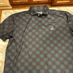 Pinehurst Men's Plaid Polo Shirt